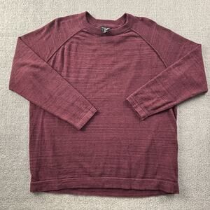 Porter And Ash Sweater Adult Extra Large Red Long Sleeve Sweatshirt Casual Men's